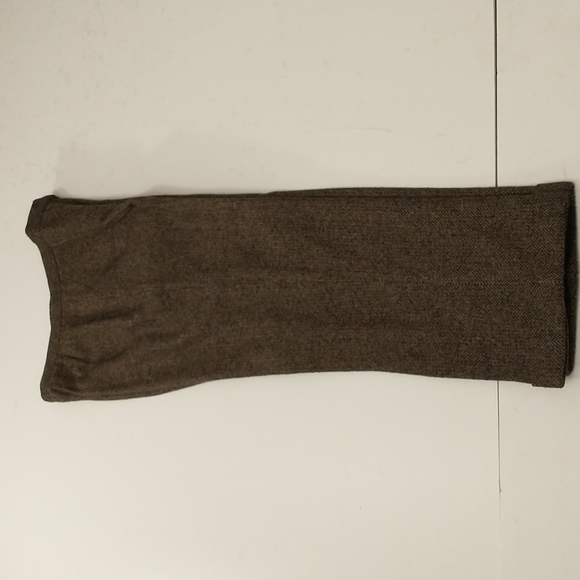 Herringbone Tweed Wool Blend Pants Italian Quality Cuffed w Single Pleat 10P - Picture 3 of 8